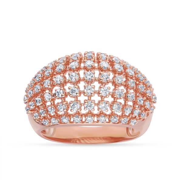 Rose Sparkle Diamond Ring