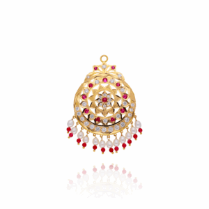 Royal Blossom Gold Maang Tikka