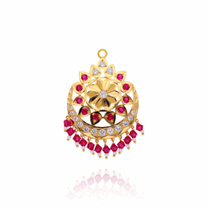 Royal Halo Gold Maang Tikka