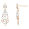 Sapphire Bloom Diamond Earring