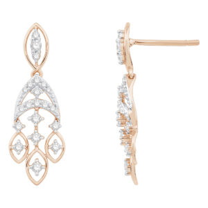 Sapphire Bloom Diamond Earring