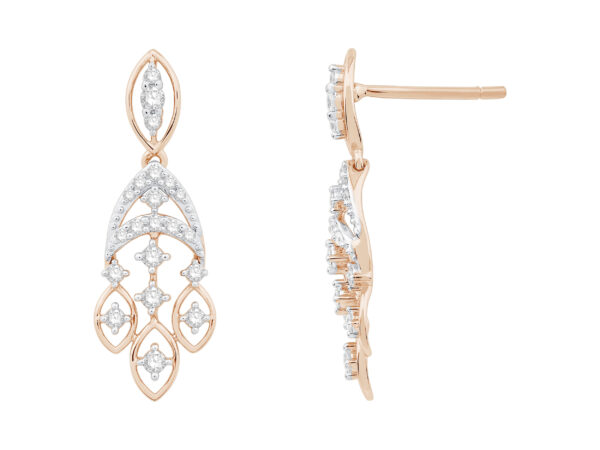 Sapphire Bloom Diamond Earring
