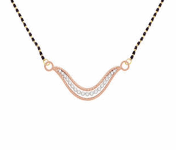 Serene Elegance Diamond Tanmaniya Mangalsutra