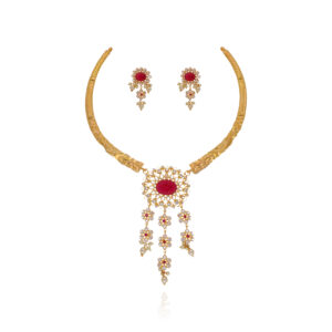 Shining Gold Necklace Set