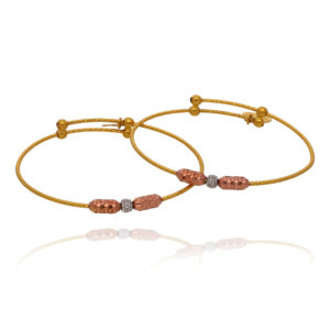 Shining Joy Gold Baby Bangles