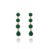 Sleek Gold Long Drop Earrings