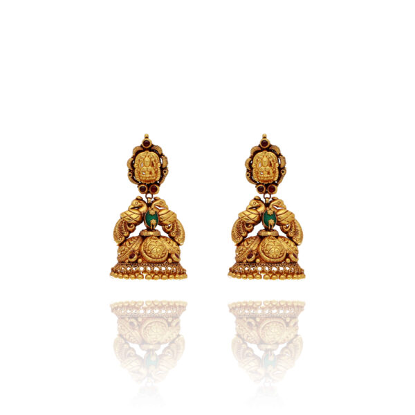 Solar Shimmer Gold Jhumki