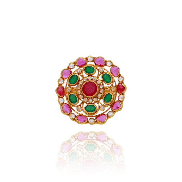 Solare Crown Gold Cocktail Ring