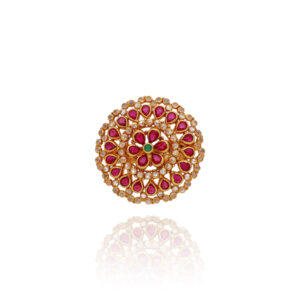 Solstice Glimmer Gold Cocktail Ring