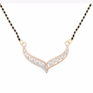 Splendid Union Diamond Tanmaniya Mangalsutra