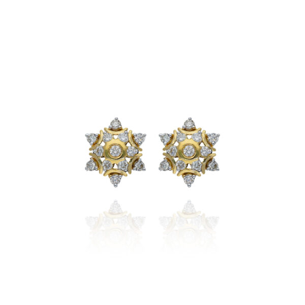 Star-Studded Diamond Nose Pin