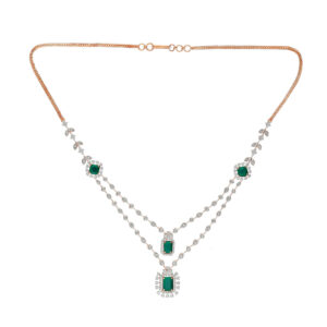 Starlit Elegance Diamond Necklace Set