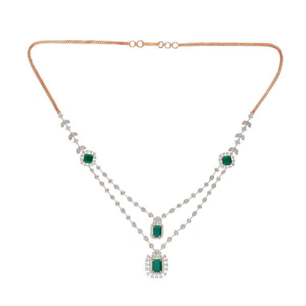 Starlit Elegance Diamond Necklace Set