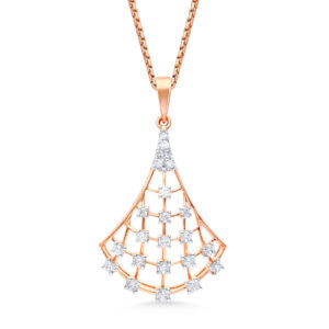 Starry Night Diamond Pendant and Earrings Set