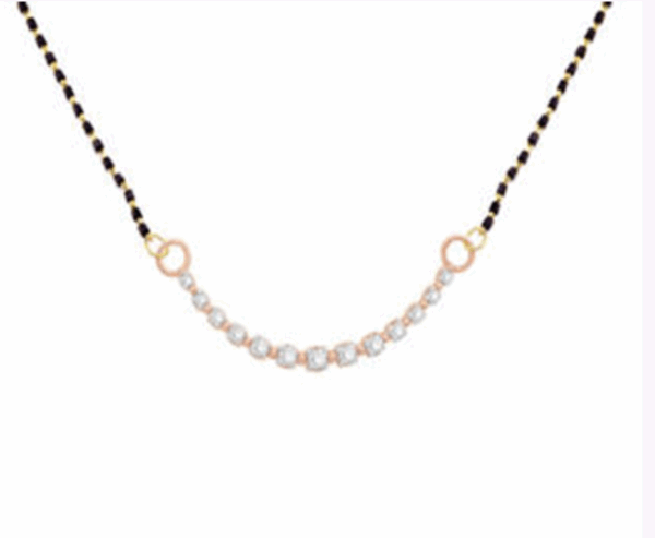 Sublime Ties Diamond Tanmaniya Mangalsutra