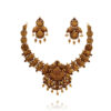 Sunlit Glory, Glowing with Golden Charm Gold Necklace Set