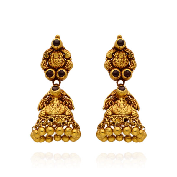 Temple Bliss Golden Harmony of Jhumki