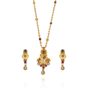 The Gleam Line Gold Chain Set for Women