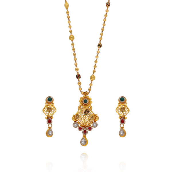The Gleam Line Gold Chain Set for Women