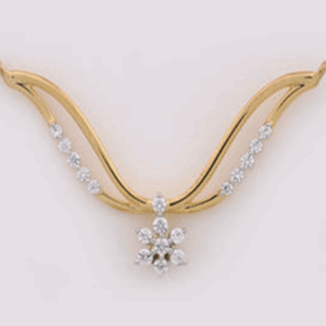 Timeless Allure Diamond Tanmaniya Mangalsutra