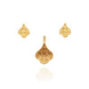 Tranquil Embrace Gold Pendant Set