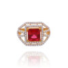 Twilight Spark Gold Ring - Dazzle with Every Move