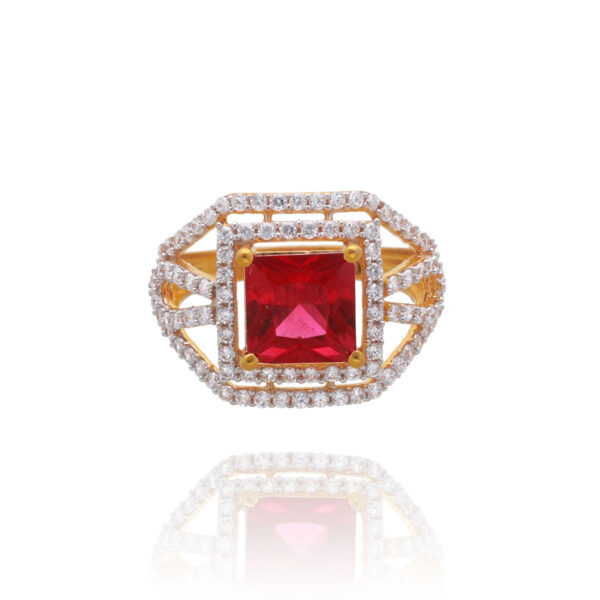 Twilight Spark Gold Ring - Dazzle with Every Move