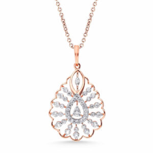 Twilight Sparkle Diamond Pendant and Earrings Set