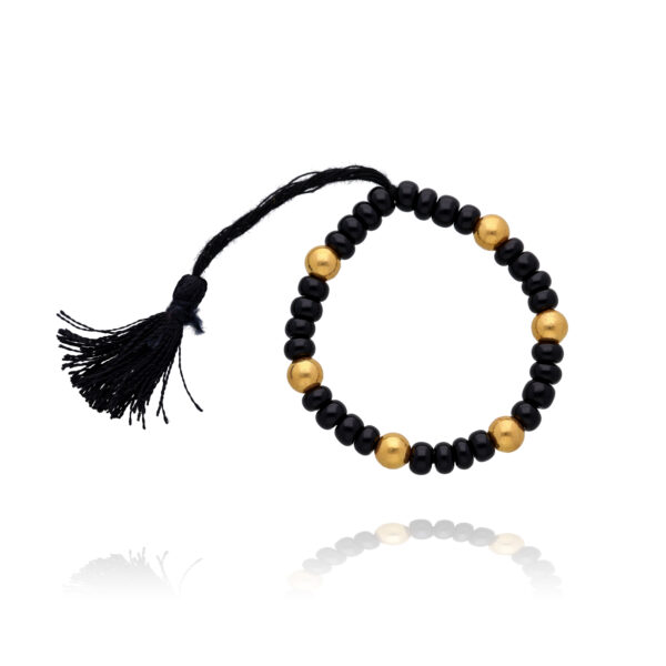 Unisex Gold Ball Thread Bracelet