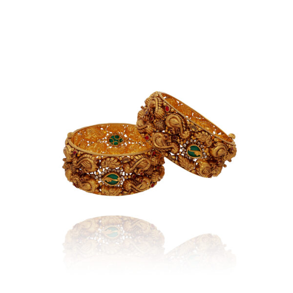 Velura Twist Gold Bangles