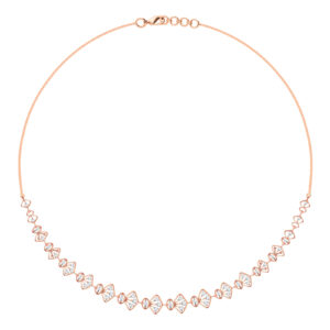 Whimsical Cascade Necklace Diamond Set