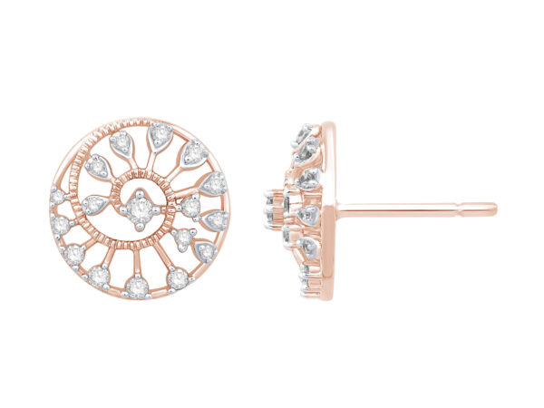 Whimsical Radiance Diamond Earring