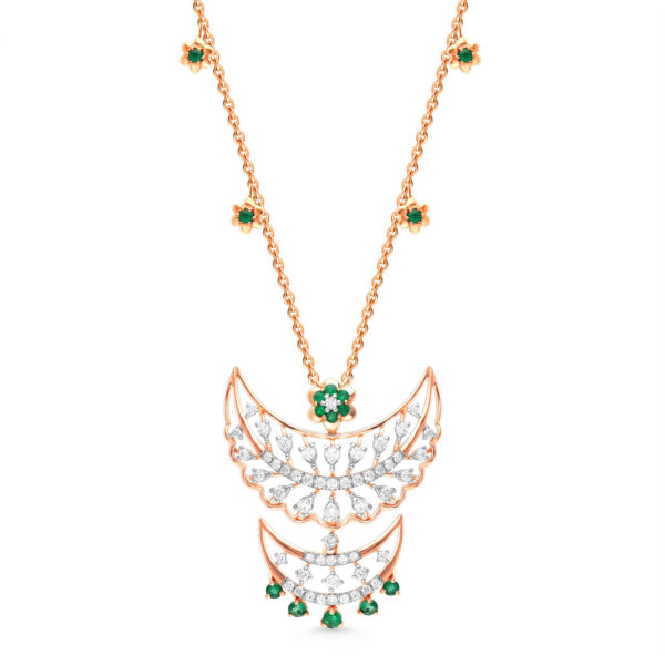 Whimsy in Radiance Diamond Pendant With Earring Set