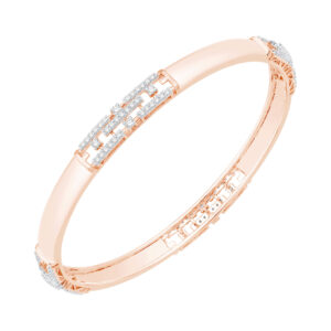 Whirl of Diamond Bangle