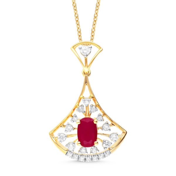 Whispers of Light Diamond Pendant with Earring set