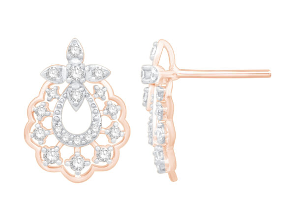 Wildflower Charm Diamond Earring