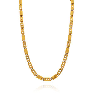 Lustrous Ties Gold Chain for Men