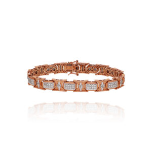Clarity Curve Diamond Bracelet for Men