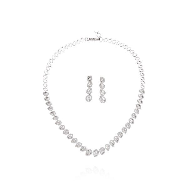 Forever in Shine Diamond Necklace Set