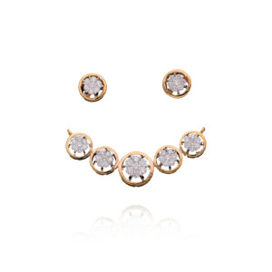Opulent Charms Diamond Pendant Set