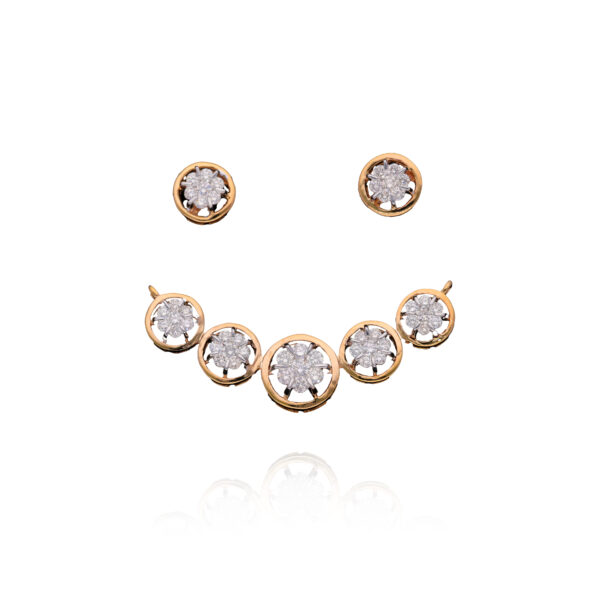 Opulent Charms Diamond Pendant Set