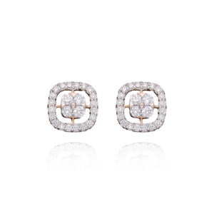Subtle Sparkle Diamond Tops Earrings