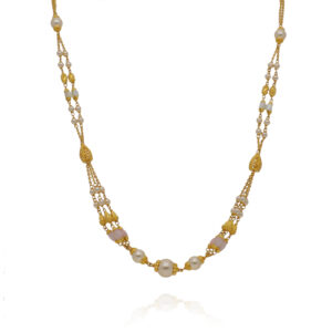 Celestial Stones Gold Chain for Women