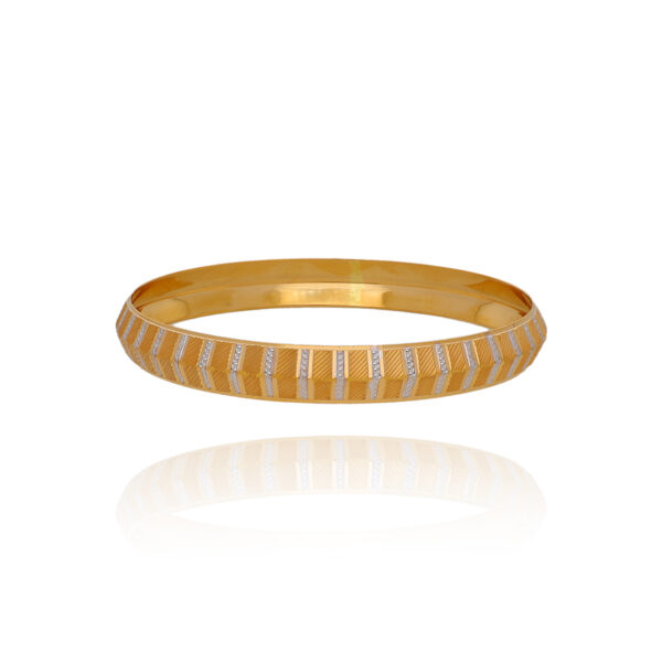 Forged in Precision Gold Kada for Men