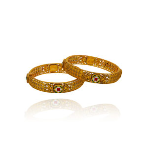 Timeless Radiance Gold Bangles