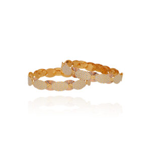 Molten Grace Gold Bangles
