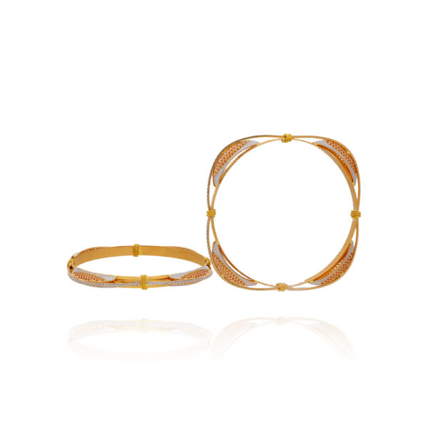 Modern Midas Gold Bangles