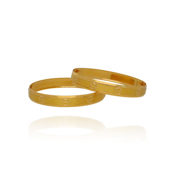 Circle of Light Gold Bangles