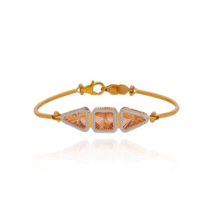 Gilded Gleam Gold Tennis Bracelet for Women