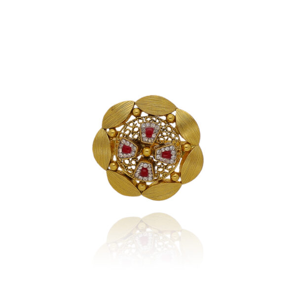 The Imperial Vault Gold Cocktail Ring